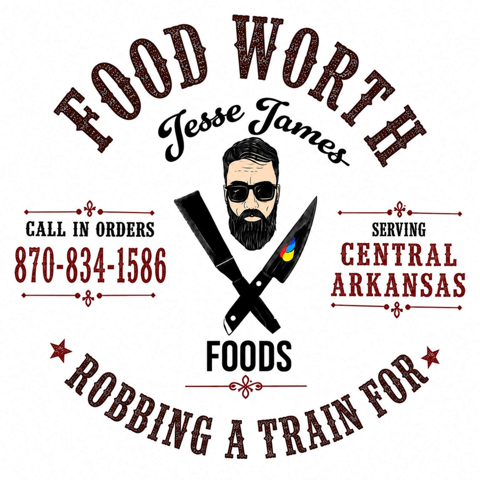Jesse James Foods — Food Worth Robbing a Train For!
